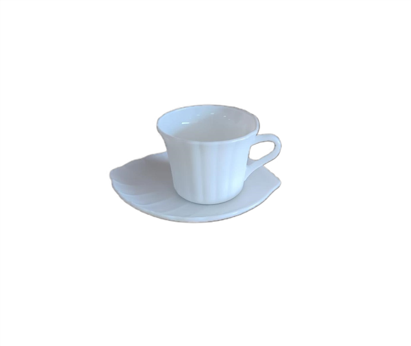 Set Cesti Pentru Cafea Sau Ceai, 6 Cesti + 6 Farfurii Opal, Termorezistente, Cantitate 190 Ml, Hera Calitate Cadou Pret