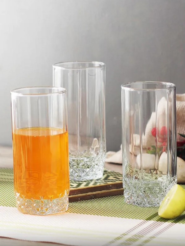 Set 24 pahare long drink Valse Pasabahce 440 ml – pahare sticlă premium pentru cocktail, suc, apă sau bere la Yena.ro