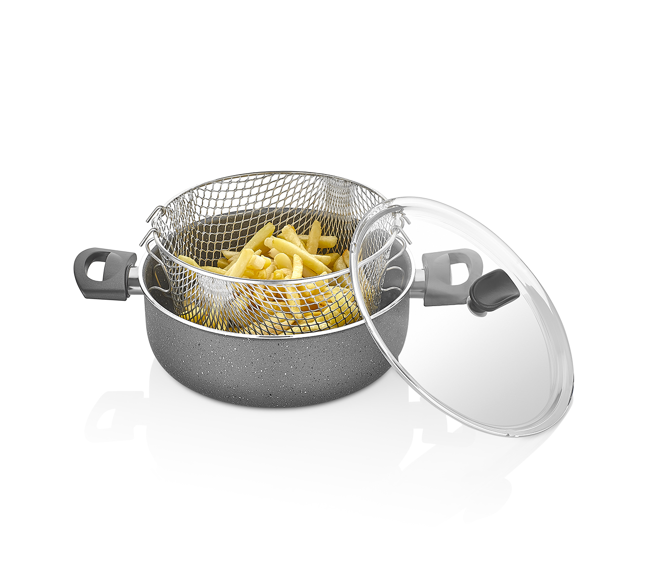 FRITEUZA PAPILLA ROTUNDA la Yena.ro, cratita granit, cratita antiaderenta, cratita inductie la Yena.ro